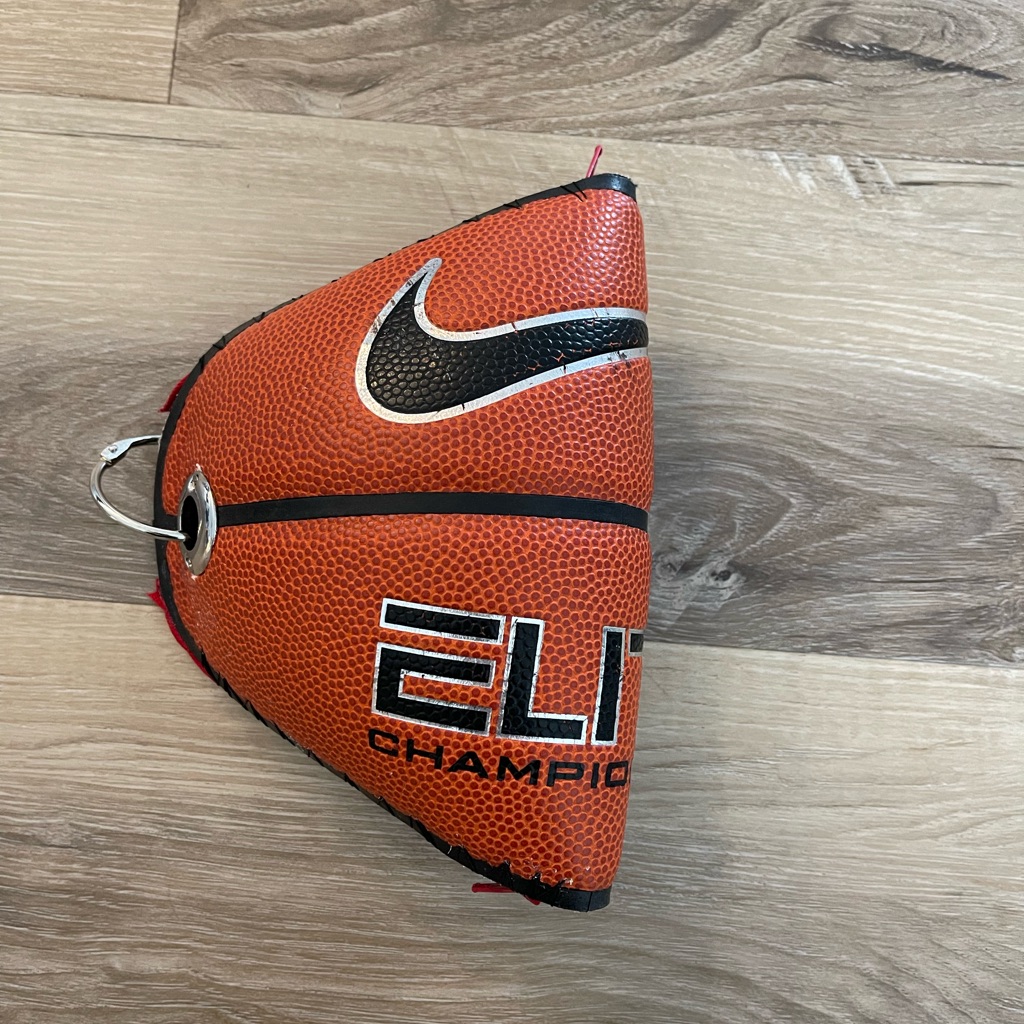 Handmade Basketball Clutch